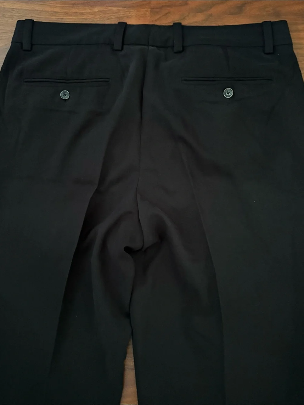 Tommy Bahama Black Pleated Silk Cotton Trousers Dress Pants Mens 35x30 Preppy